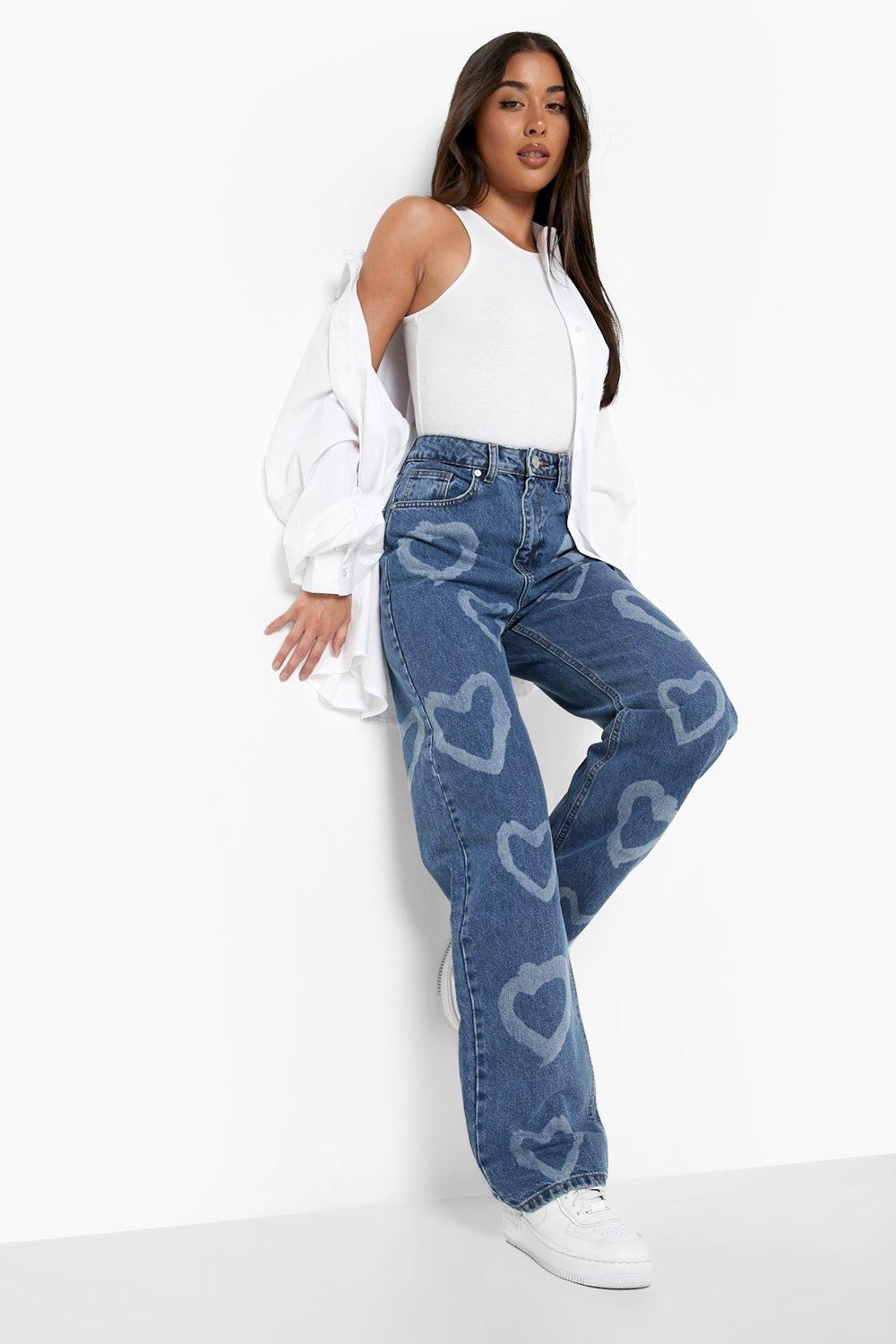 Ladies best sale bleached jeans